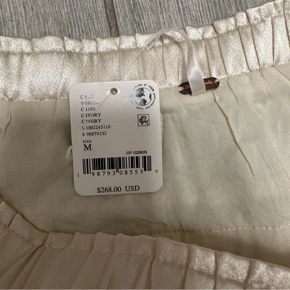 Free People Belle Ruffle Pants in Ivory - Picture 3 of 3